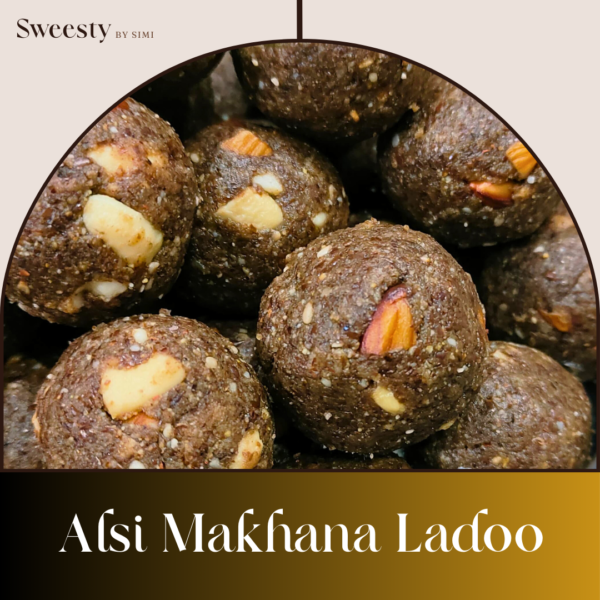 Alsi Makhana Ladoo {Vegan} {Gluten-Free}