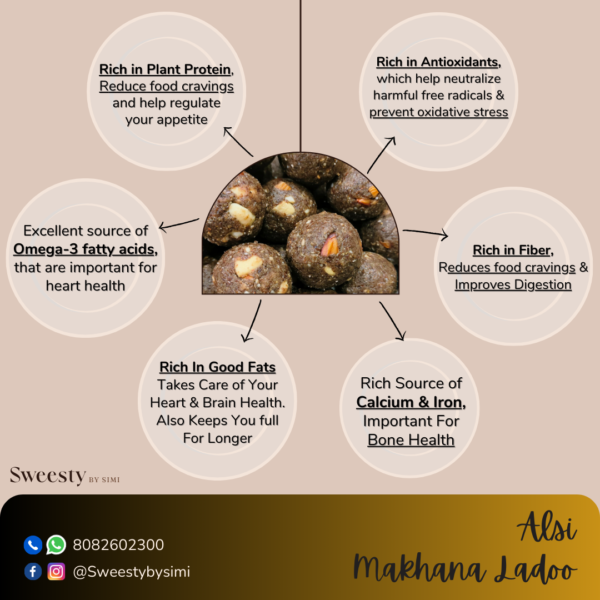 Alsi Makhana Ladoo {Vegan} {Gluten-Free} - Image 2